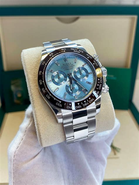 rolex daytona 116506 platinum baguette diamond